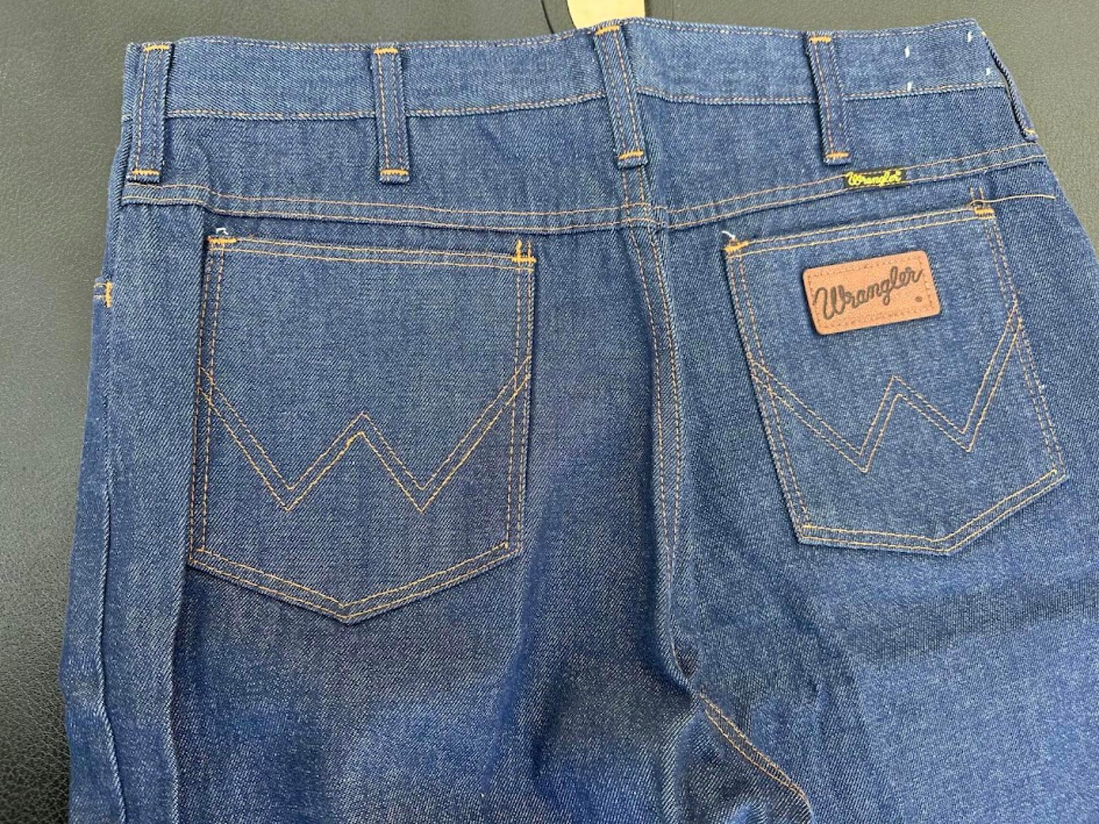 Vintage Wrangler Bell Bottom Jeans 34x36 Deadstock