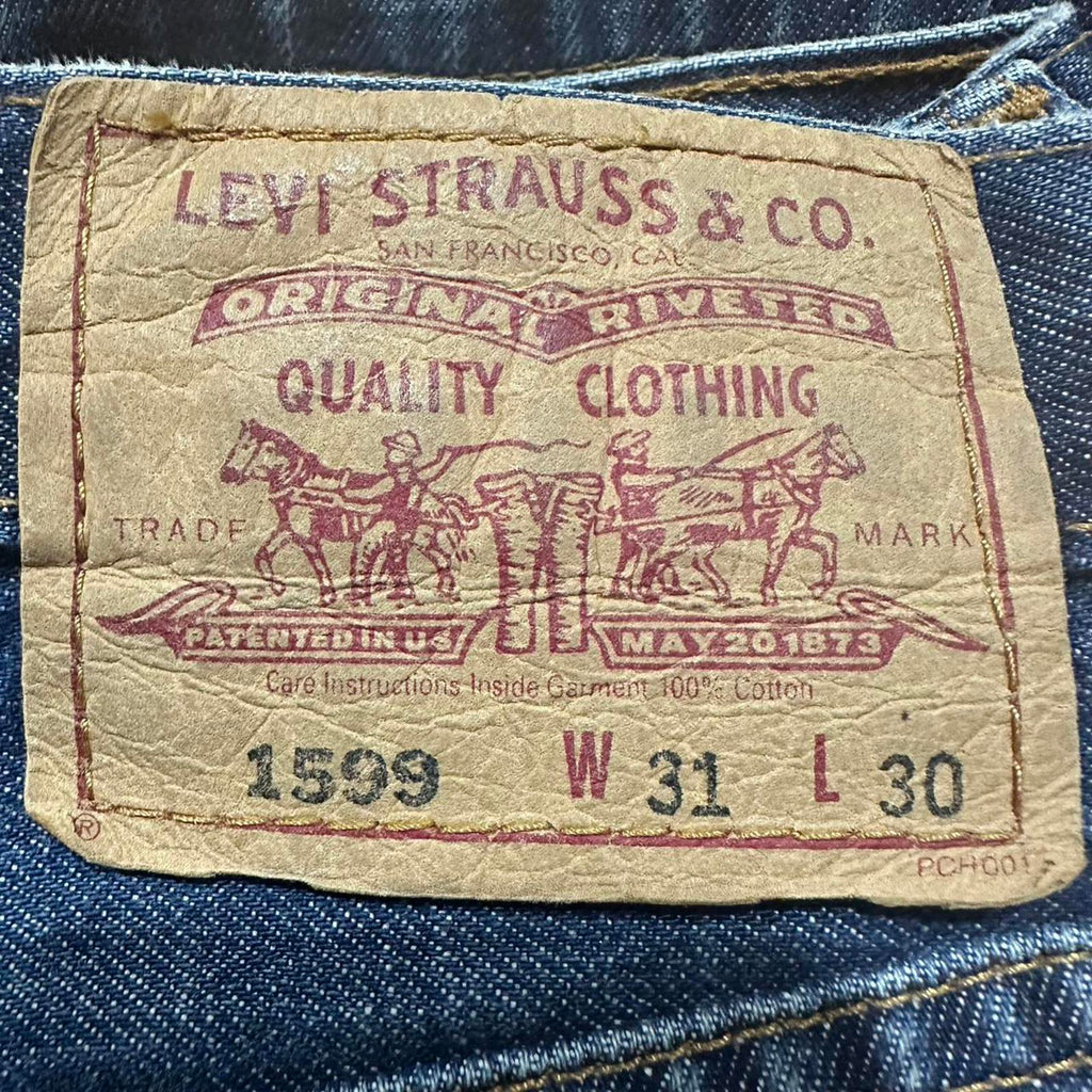 Levi’s 1599 Jeans 31x30 Made in Hong Kong Vintage
