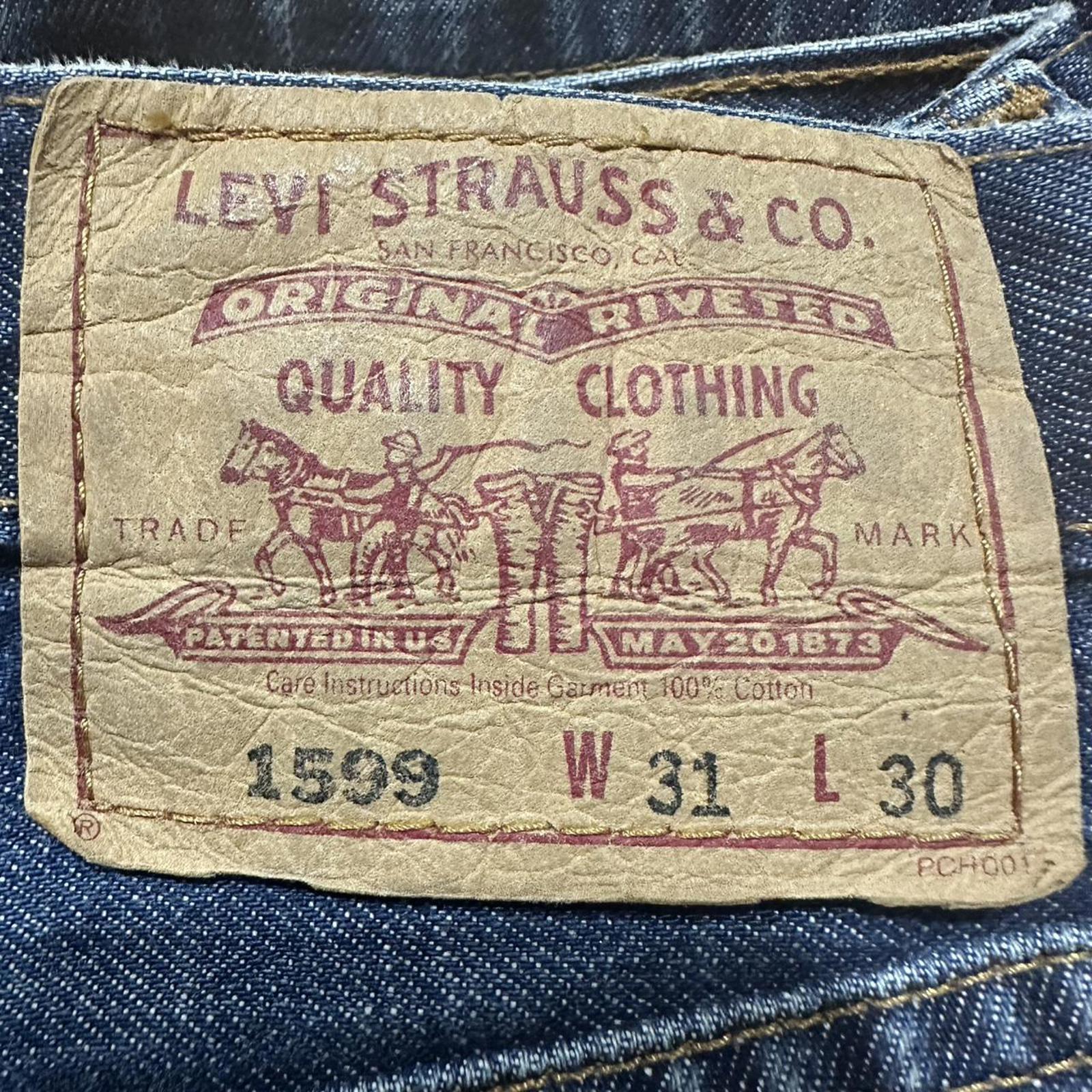 Levi’s 1599 Jeans 31x30 Made in Hong Kong Vintage