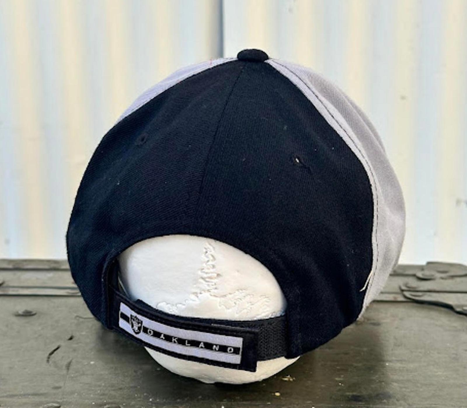 Reebok Oakland Raiders NFL Strapback Hat Black Gray