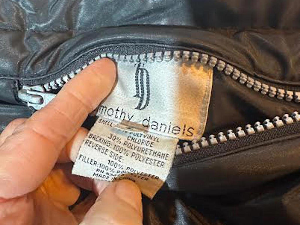 Timothy Daniels Reversible Quilted Vest Black/Gray L