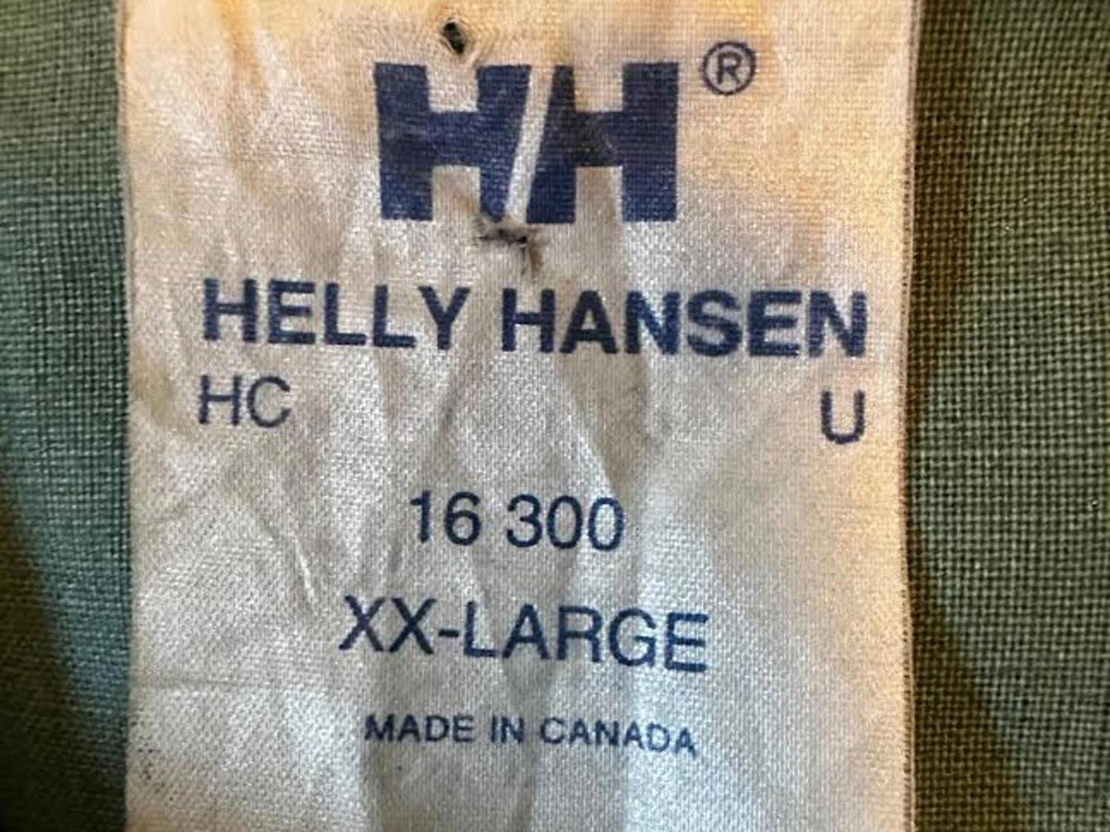 Vintage Helly Hansen Hooded Rain Jacket XXL