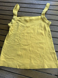 All That Remains Ribbed Yellow Tank Top – Size 12 – Limited Edition