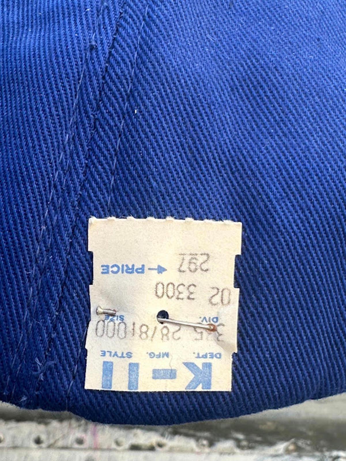 Vintage Blue Snapback Cap Blank Water Repellent