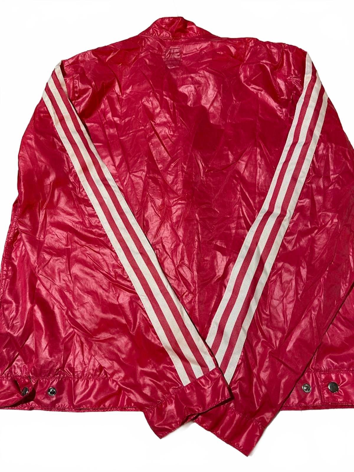Vintage Adidas 3 Stripe Windbreaker Hot Pink L