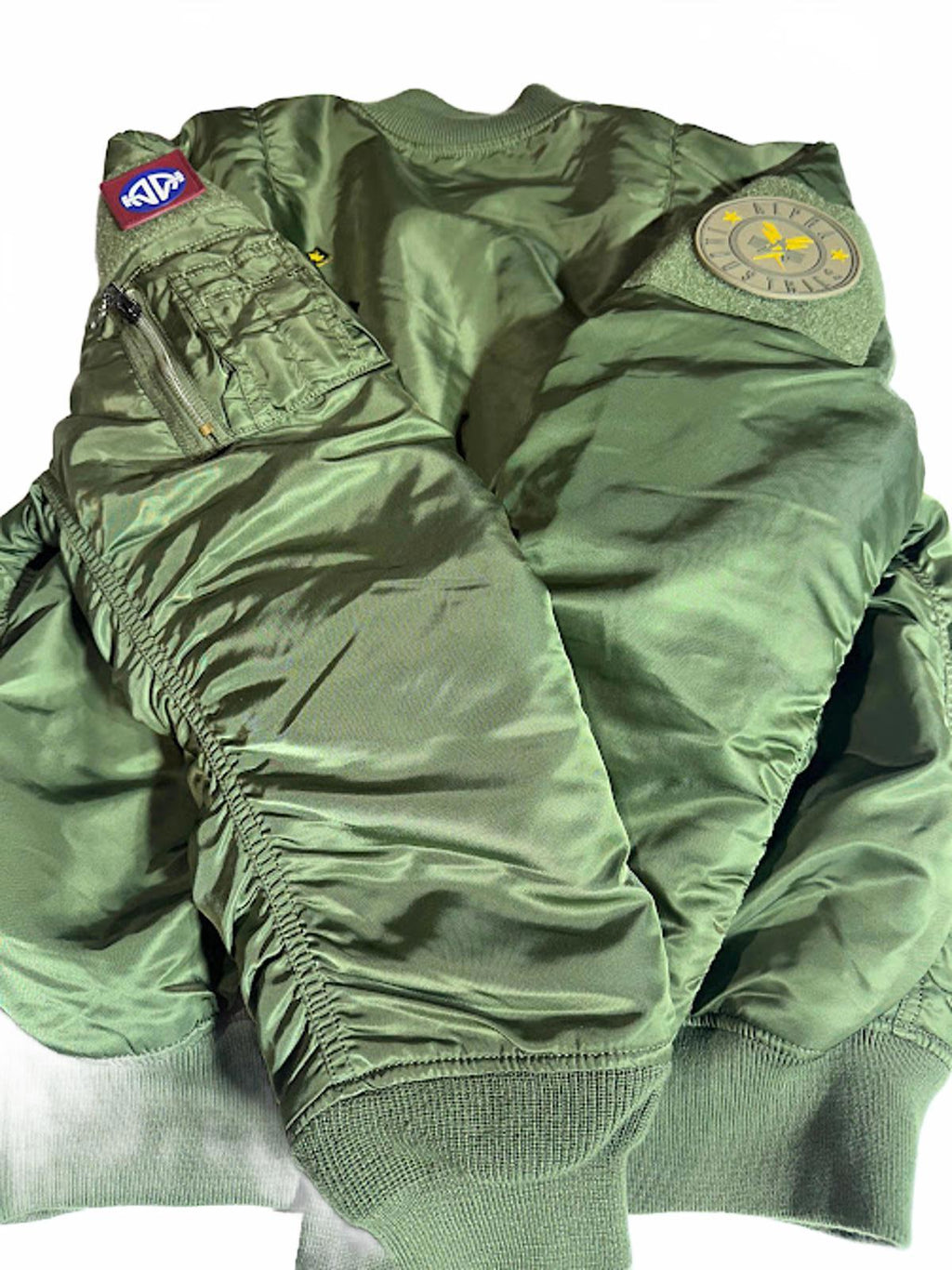 Alpha Industries Reversible MA-1 Bomber Jacket Olive/Orange