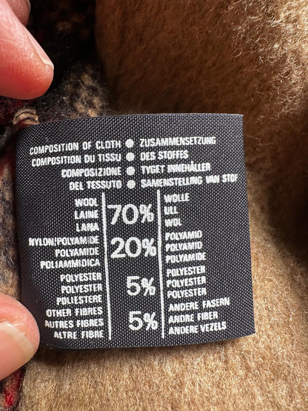 Gloverall “The Original” Camel Wool Duffle Coat MadeEngland