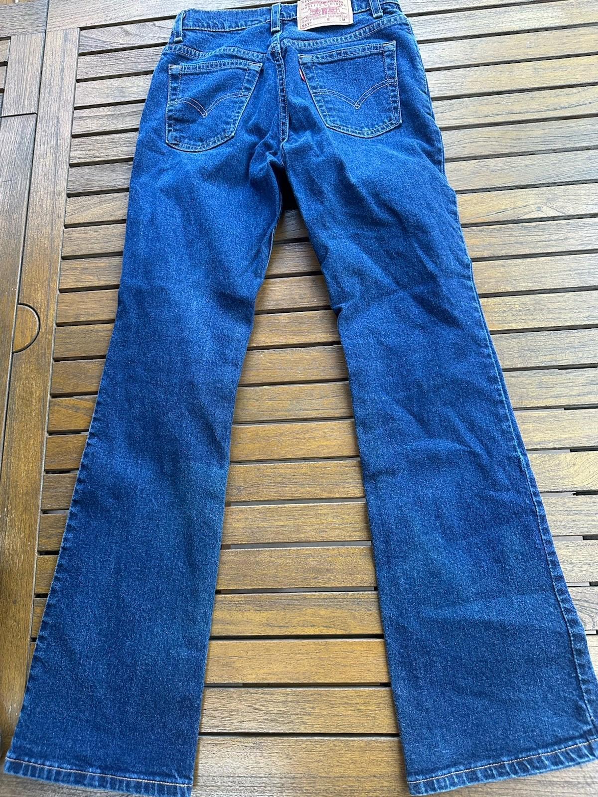 Levi’s 517 Vintage Made In USA Bootcut Blue Jeans  Junior 5M