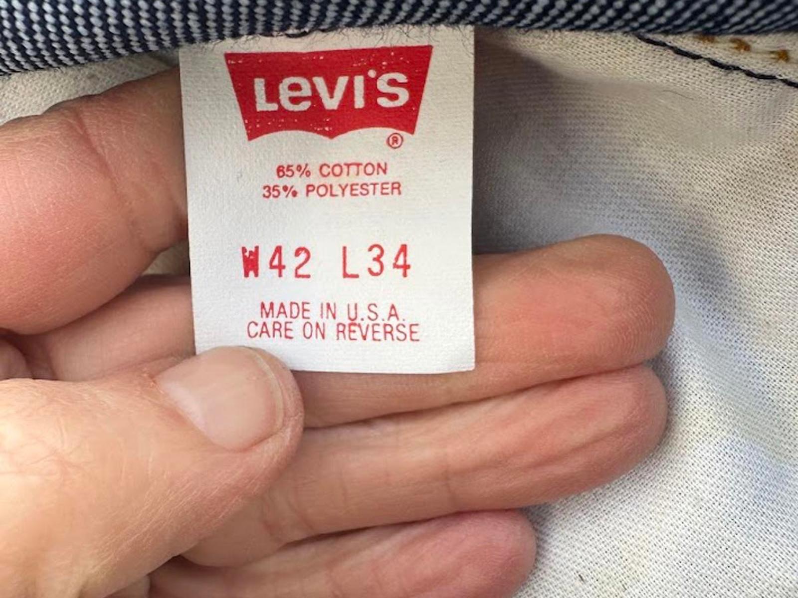 Levi’s 517 Bootcut Jeans 42x34 USA Dark Wash