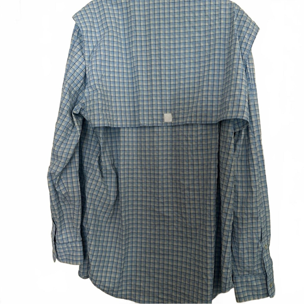 Vineyard Vines Harbor Shirt Blue Plaid M