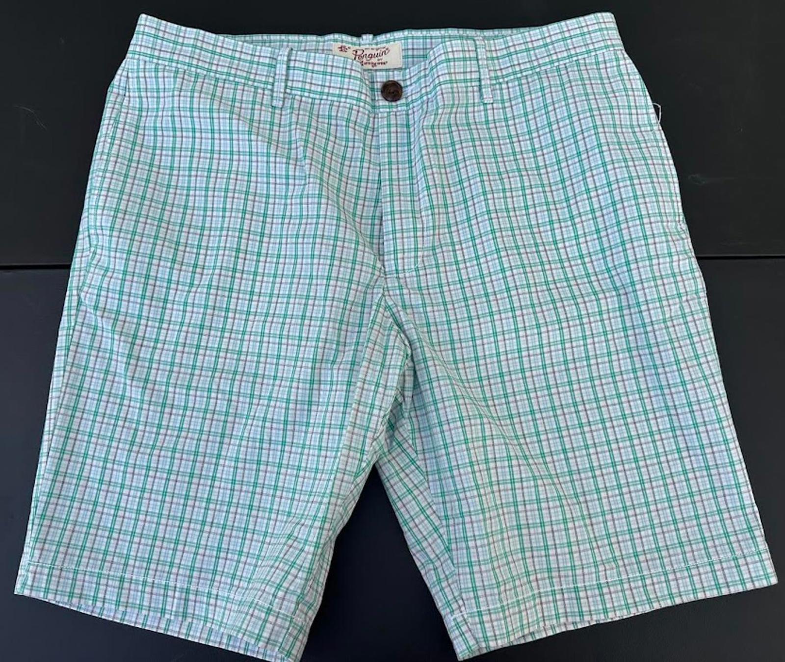 Original Penguin Plaid Shorts Size 36