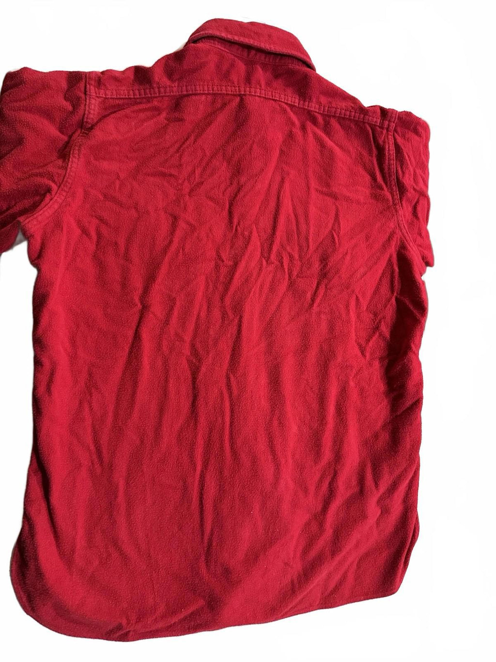 VINTAGE Woolrich Flannel Shirt Mens Large Red Button Up Camp Made USA Adult.