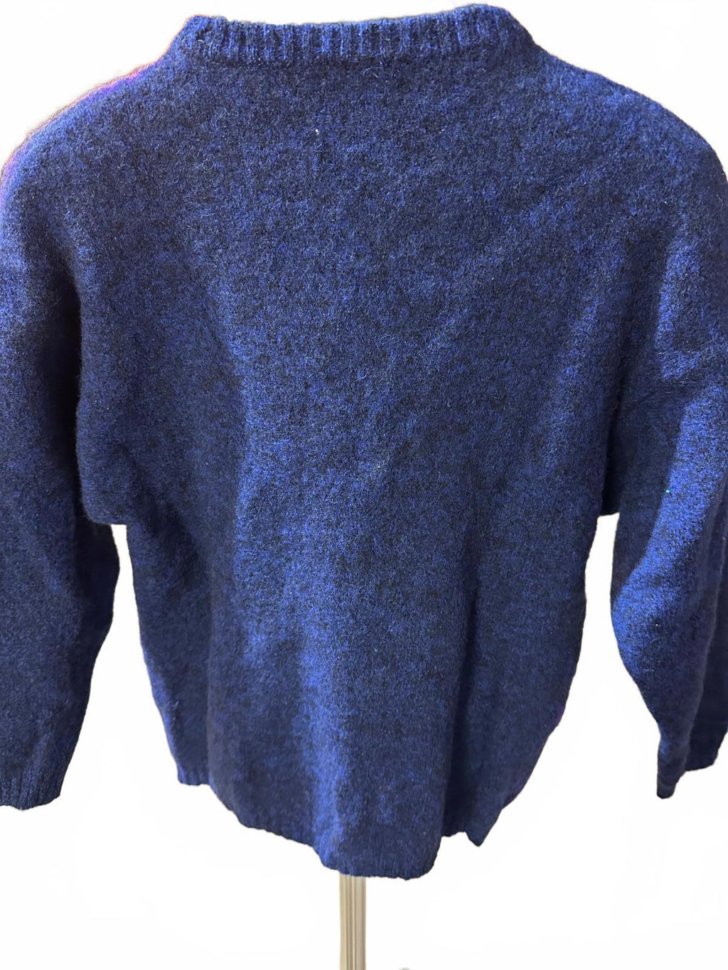 Vintage Benetton Shetland Wool Sweater 1980s Italy