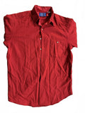 Vintage Pendleton Shirt Mens Medium Red Wool Flannel Elbow Patches USA Outdoors