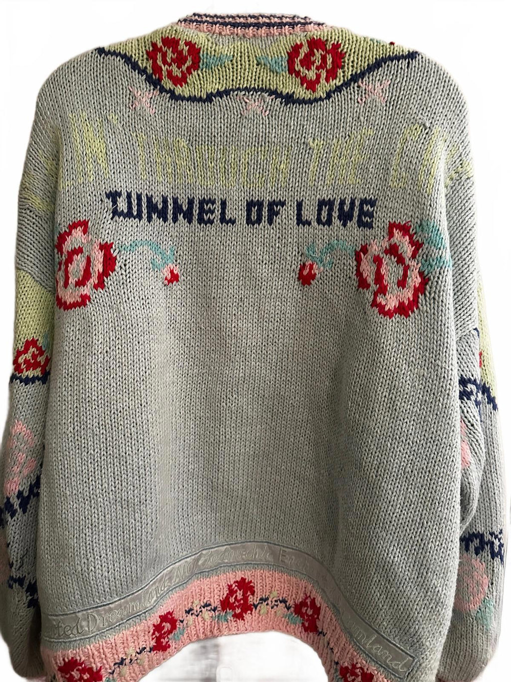 No! Vintage Patch Knit Cardigan L/XL