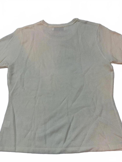 Burberrys 100% Cashmere Short Sleeve