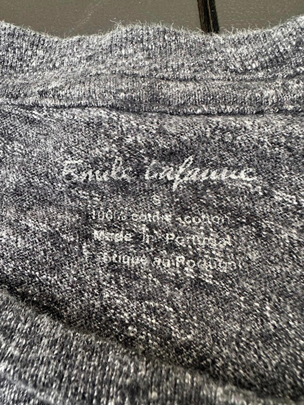 Emile Lafaurie Gray Pocket Tee Small
