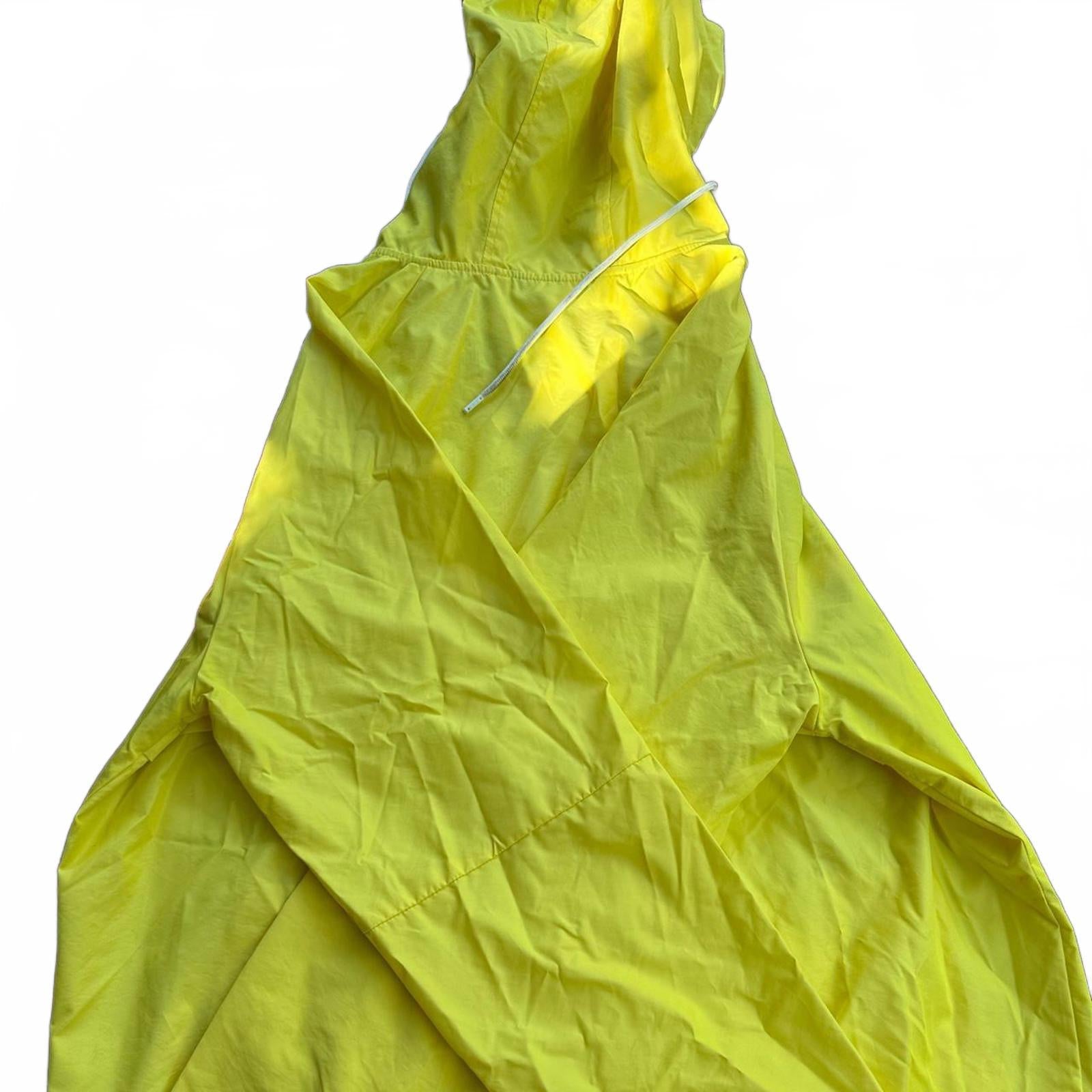Women’s Large Yellow Hooded Windbreaker – Original Use (New with Tags)