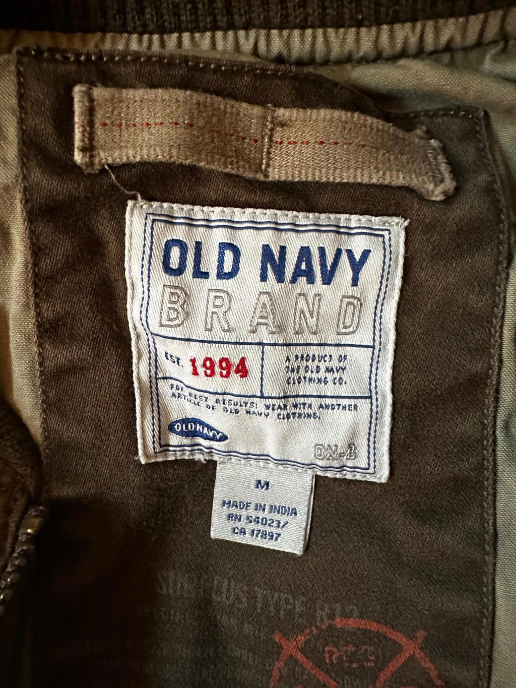 Old Navy Brown Bomber Jacket Men’s  Medium