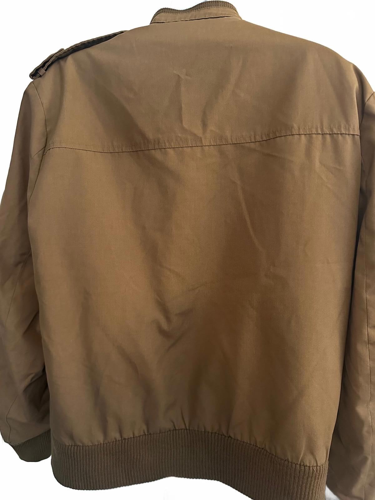 Vintage London Fog Bomber Jacket Brown Size 40
