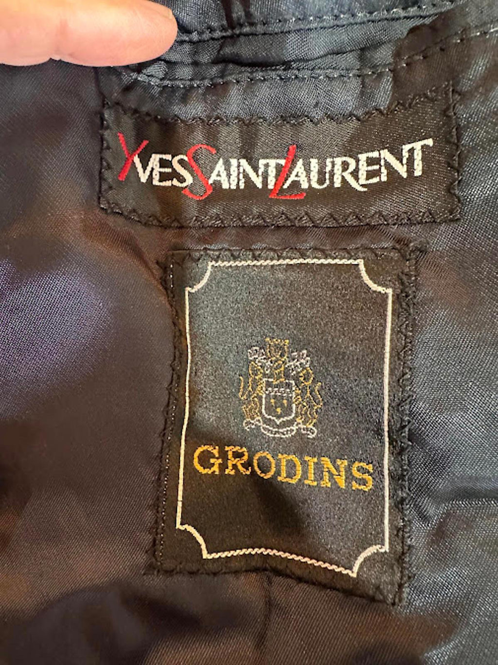 Vintage YSL Pour Homme France Wool Blazer
