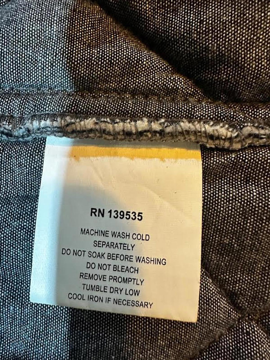 Men’s Grayers Clothiers Quilted Jacket XL Gray Button Front