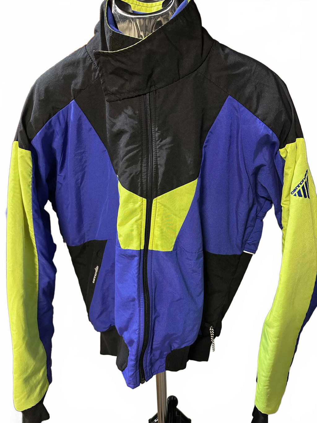 Vintage Cannondale Chartreuse Purple Black Windbreaker L