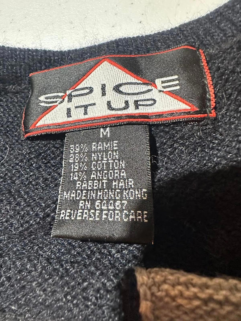 Spice It Up Colorblock Short Sleeve Sweater M