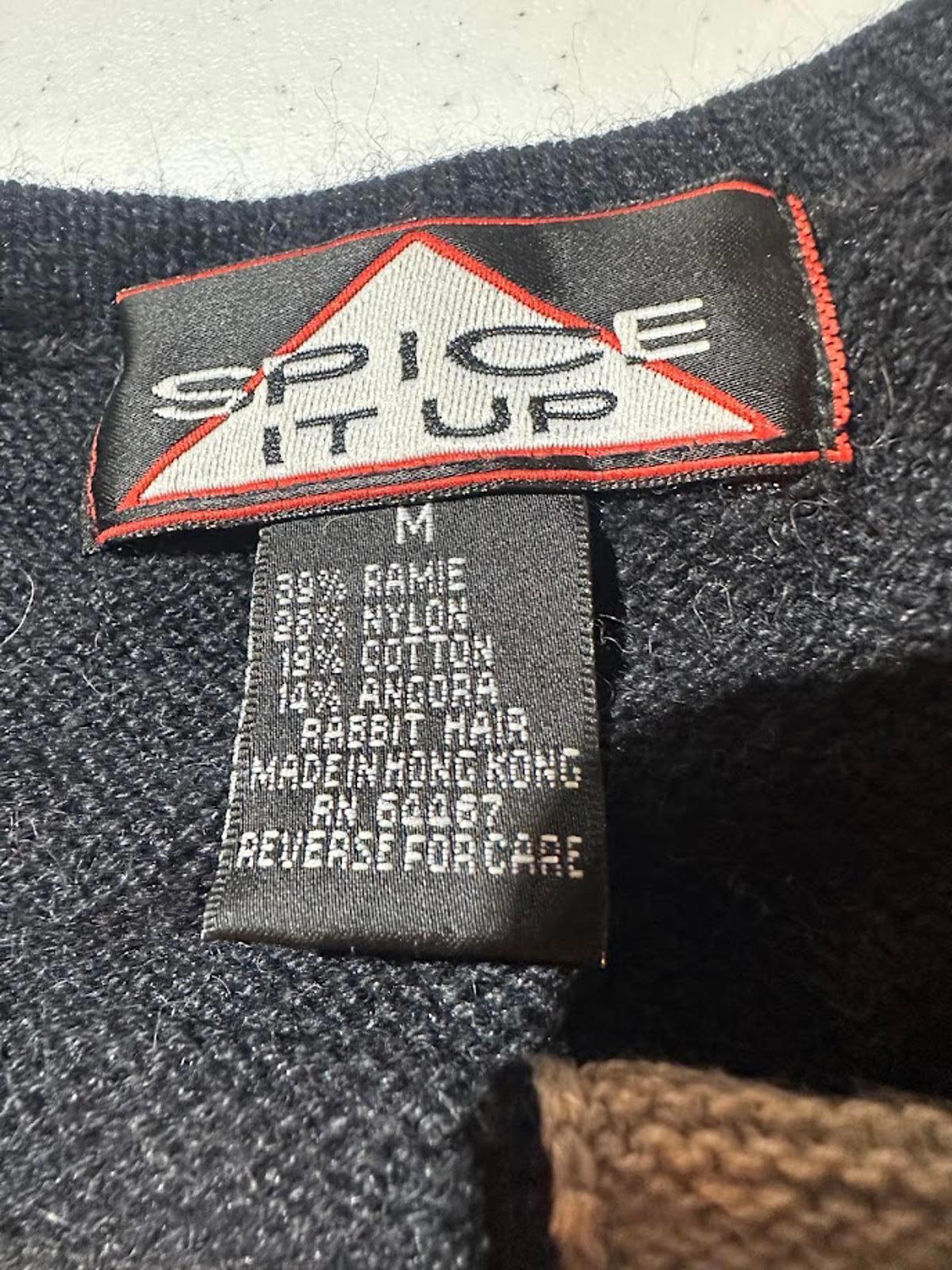 Spice It Up Colorblock Short Sleeve Sweater M