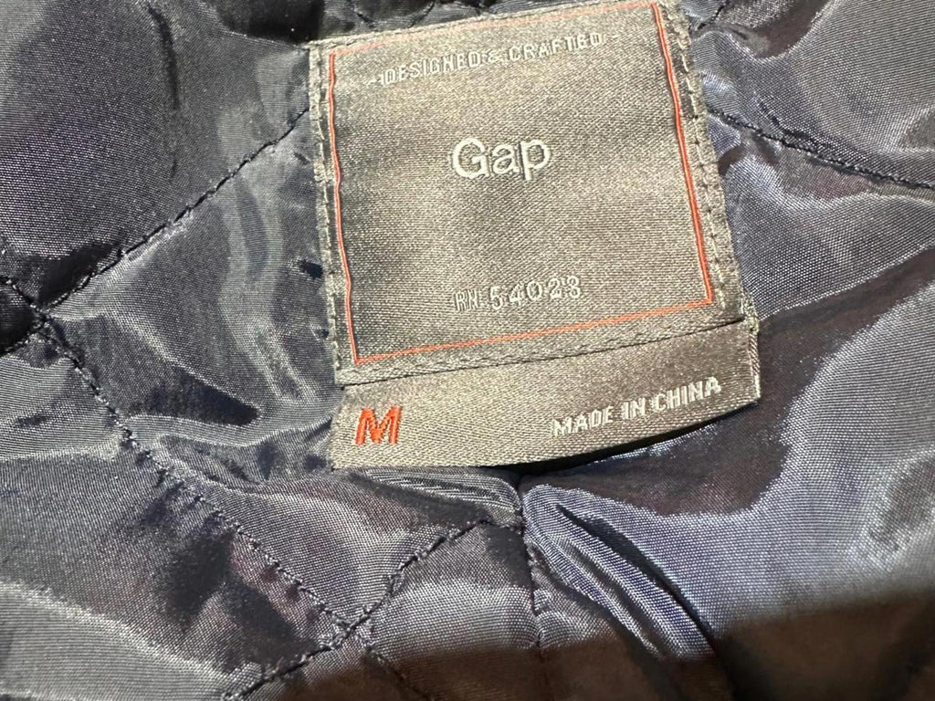 GAP Navy Wool Peacoat Men’s M Quilted Lined Jacket