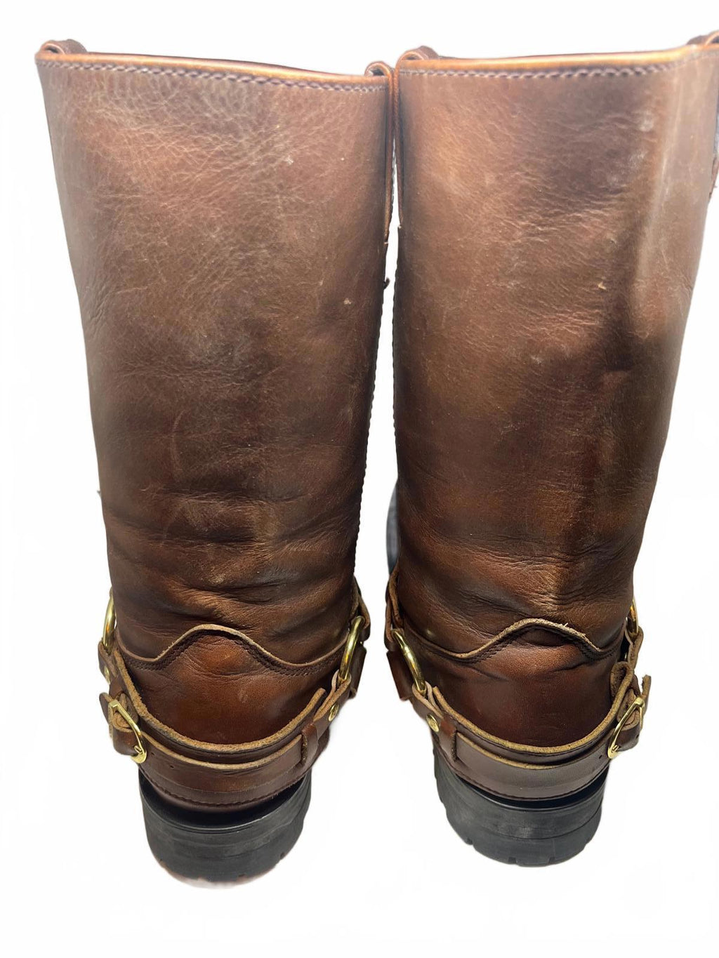 Harley-Davidson Brown Harness Boots Flame 11M