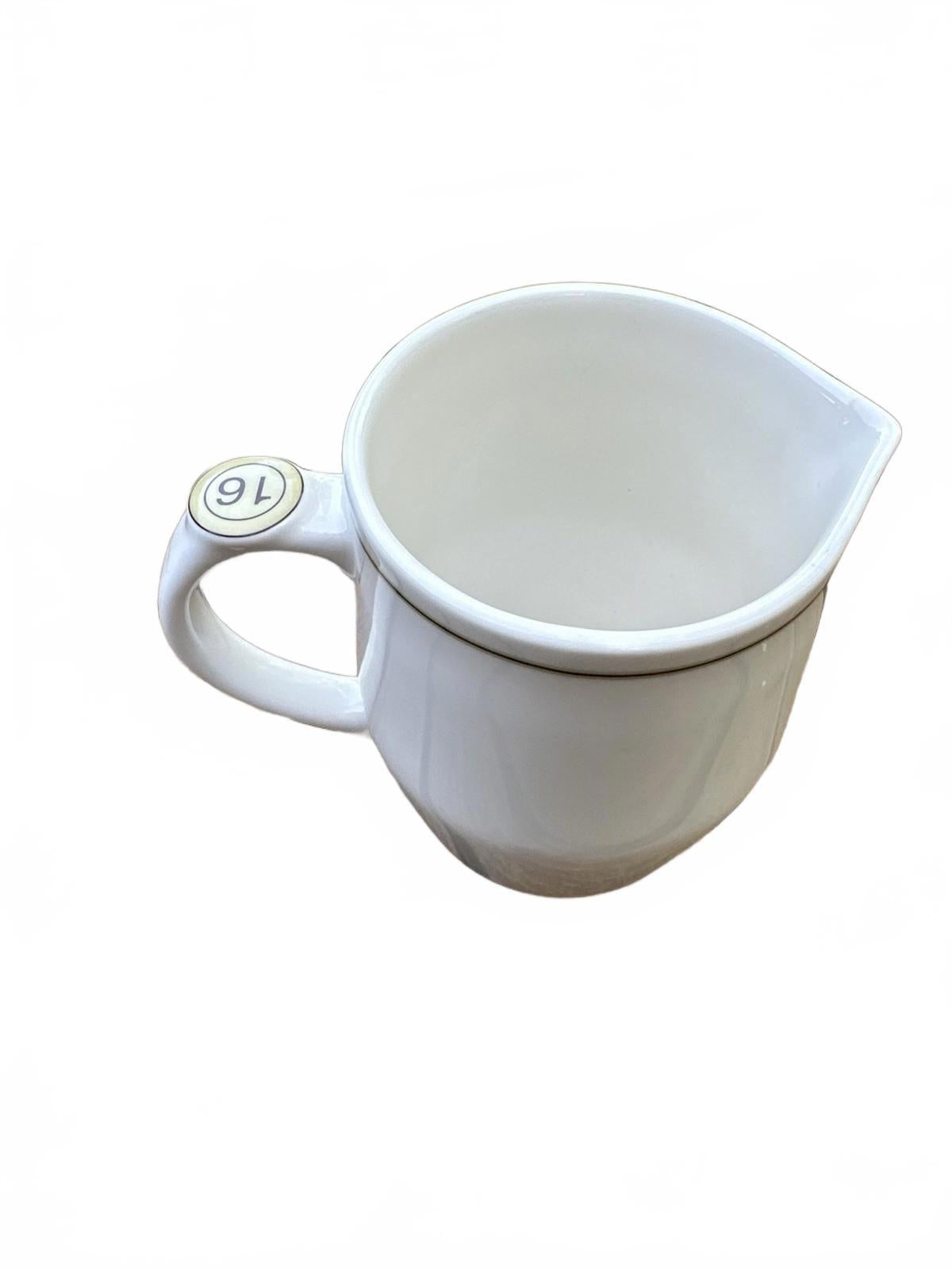Starbucks 2008, 16 oz White,Creamer/ Pitcher.