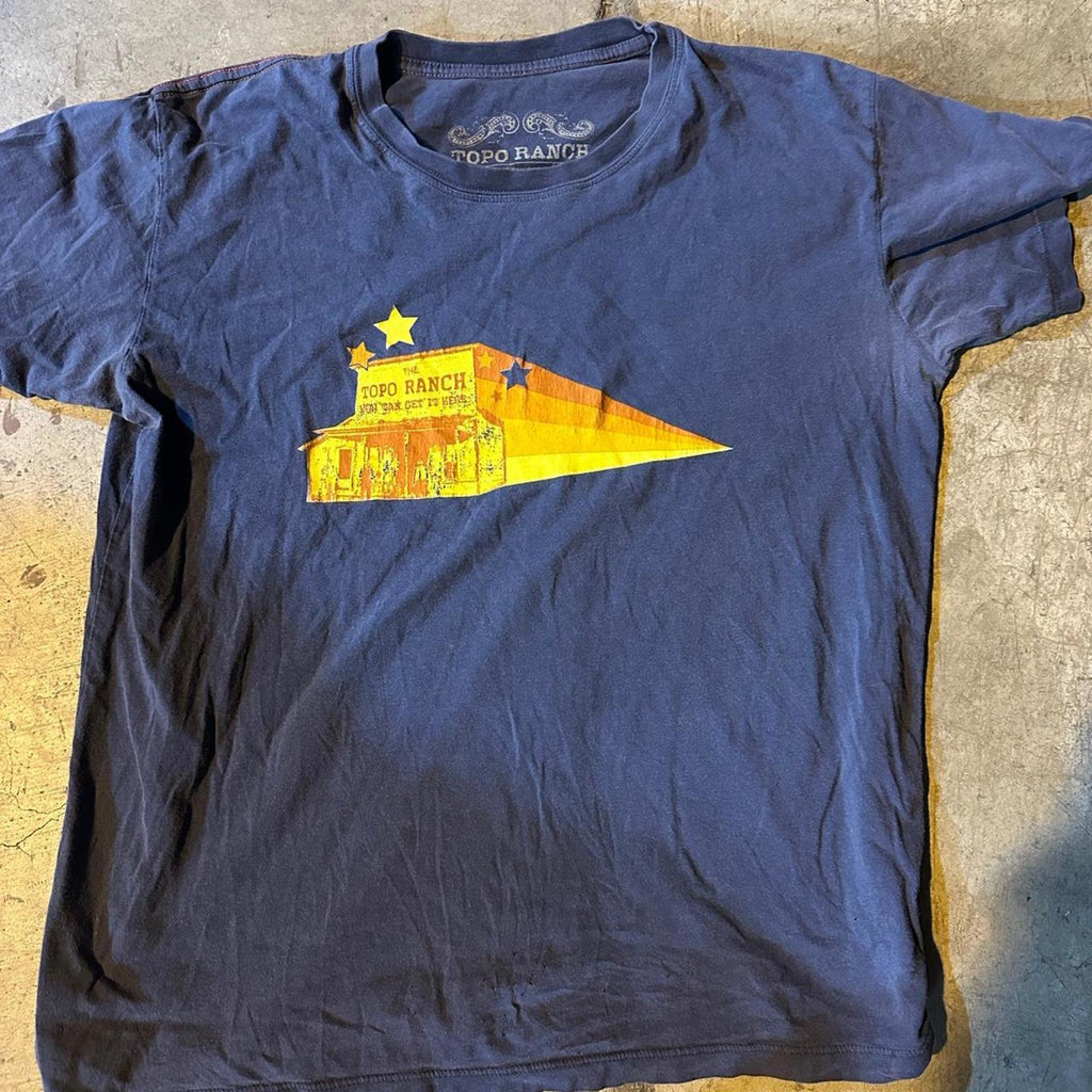 Vintage Topo Ranch Graphic T-Shirt – Medium – Made in USA
