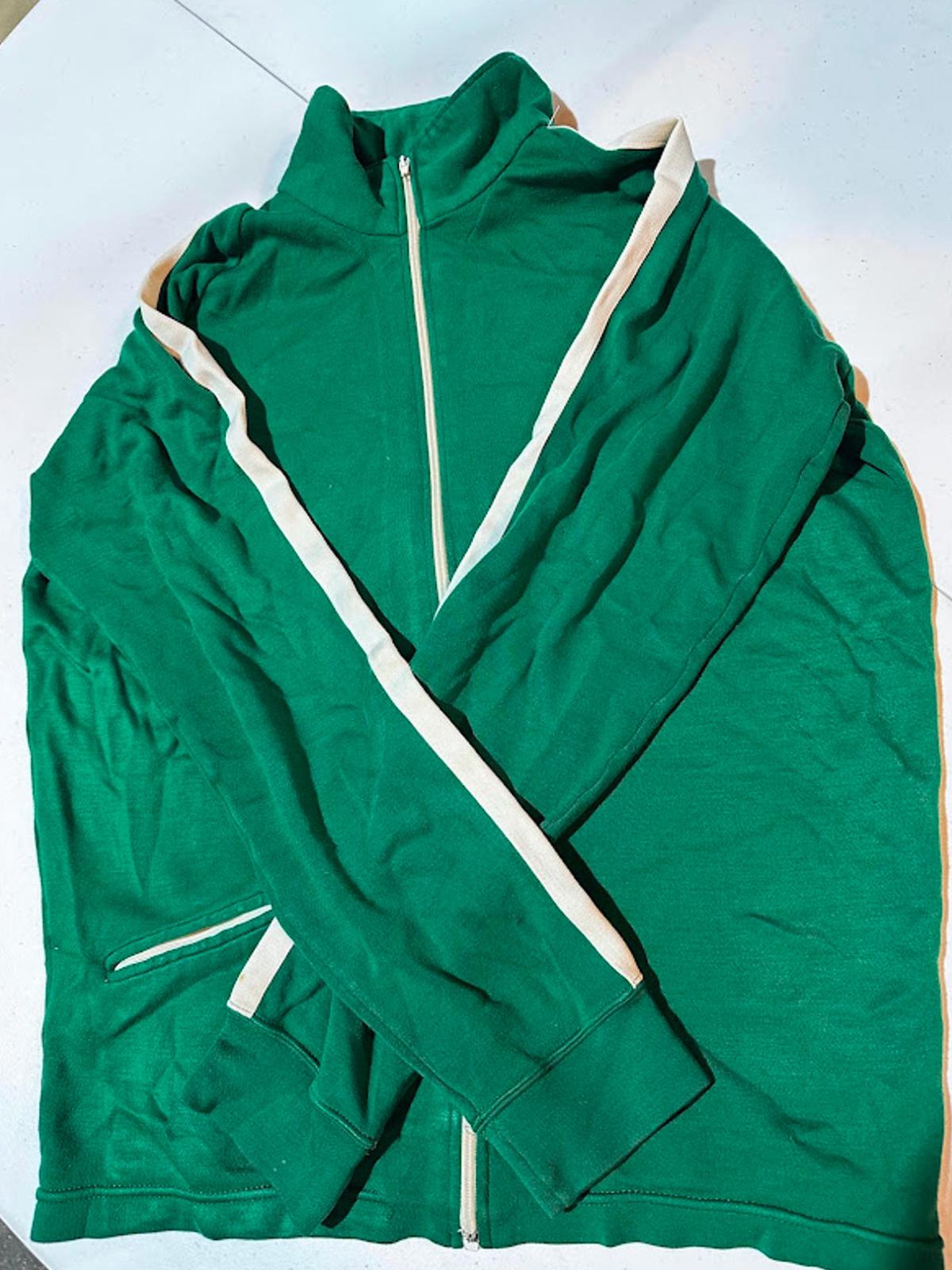 Vintage Jelenk Japan Track Jacket • Green Zip • M/L