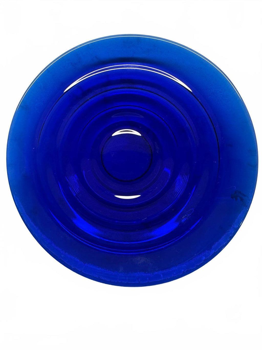 Vintage cobalt blue salad plates