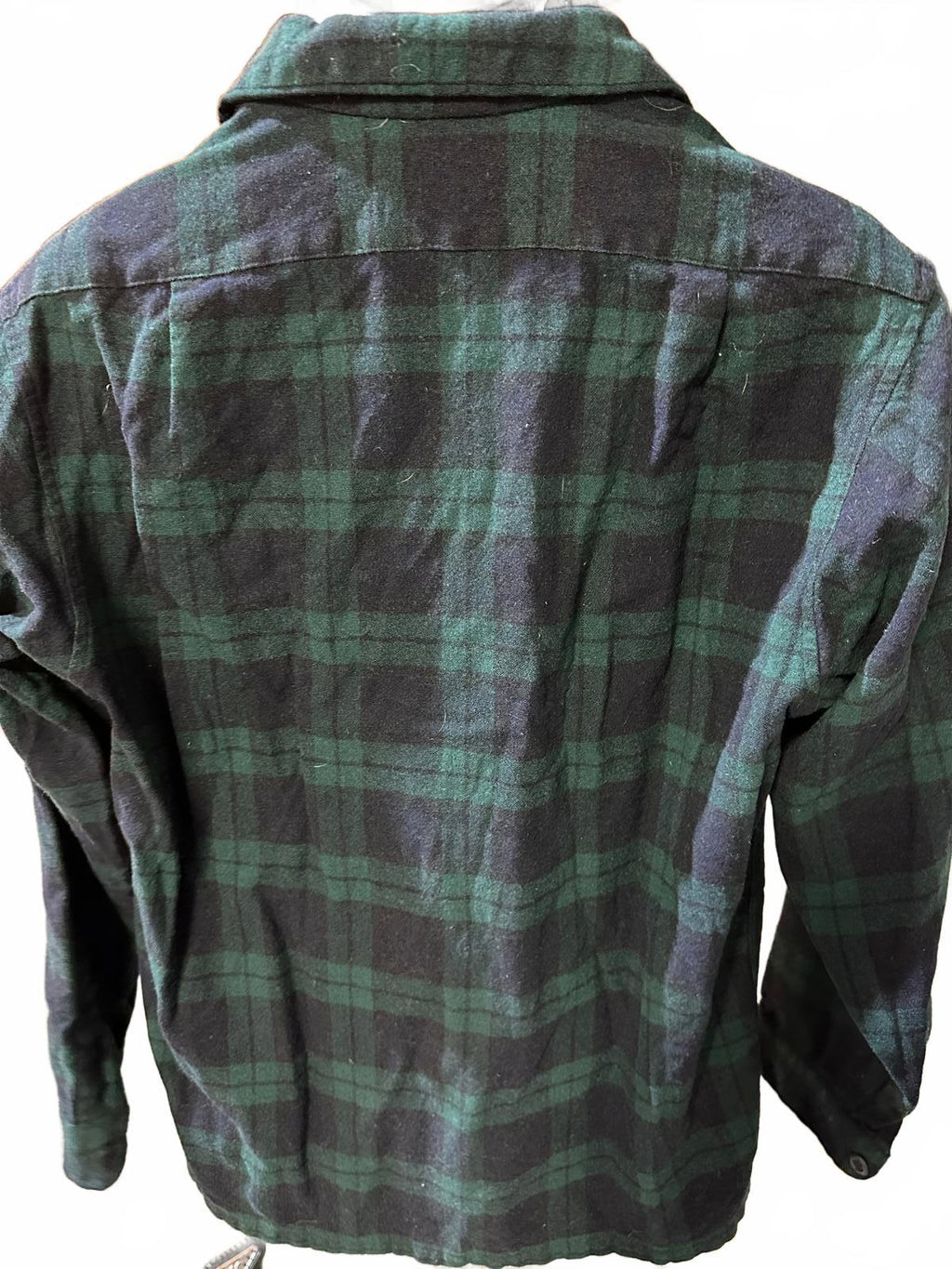 Vintage Pendleton Wool Shirt Jacket Black Watch Tartan Plaid