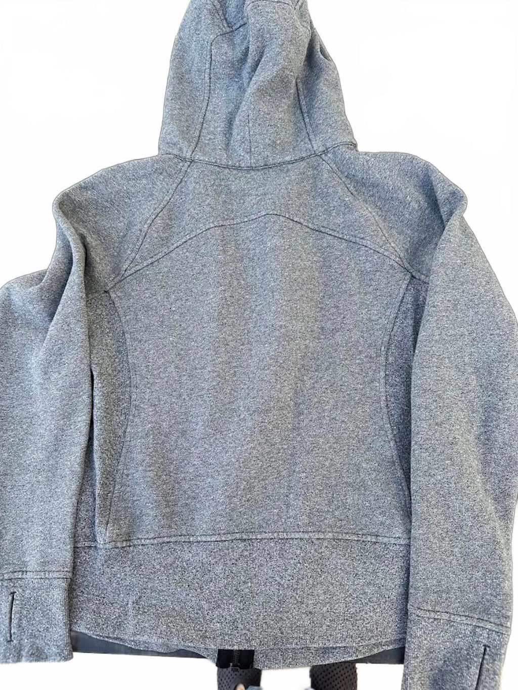 Lululemon Grey Scuba Zip Hoodie Size 10