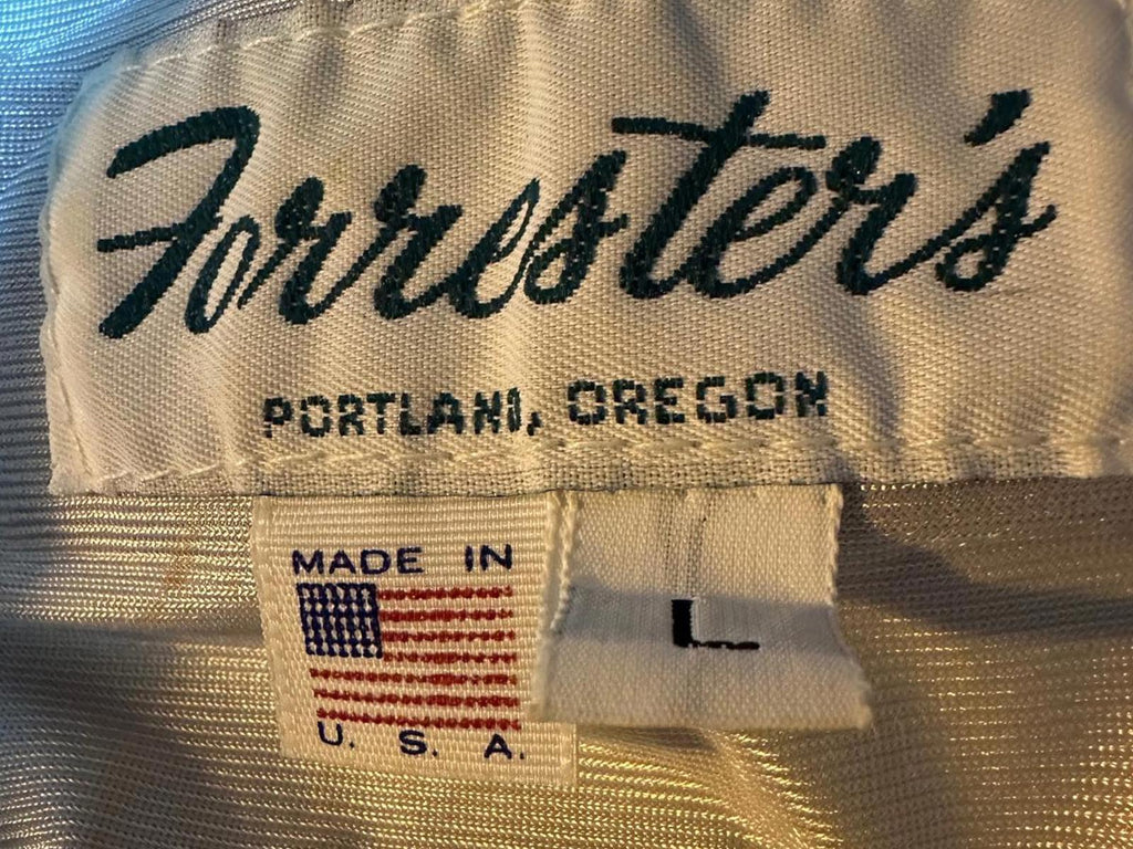 Vintage 80s San Francisco 49ers Forresters Red Light jacket