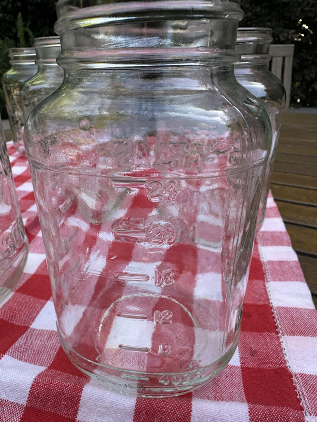 Set of 9 Vintage Atlas Mason Jars 24oz