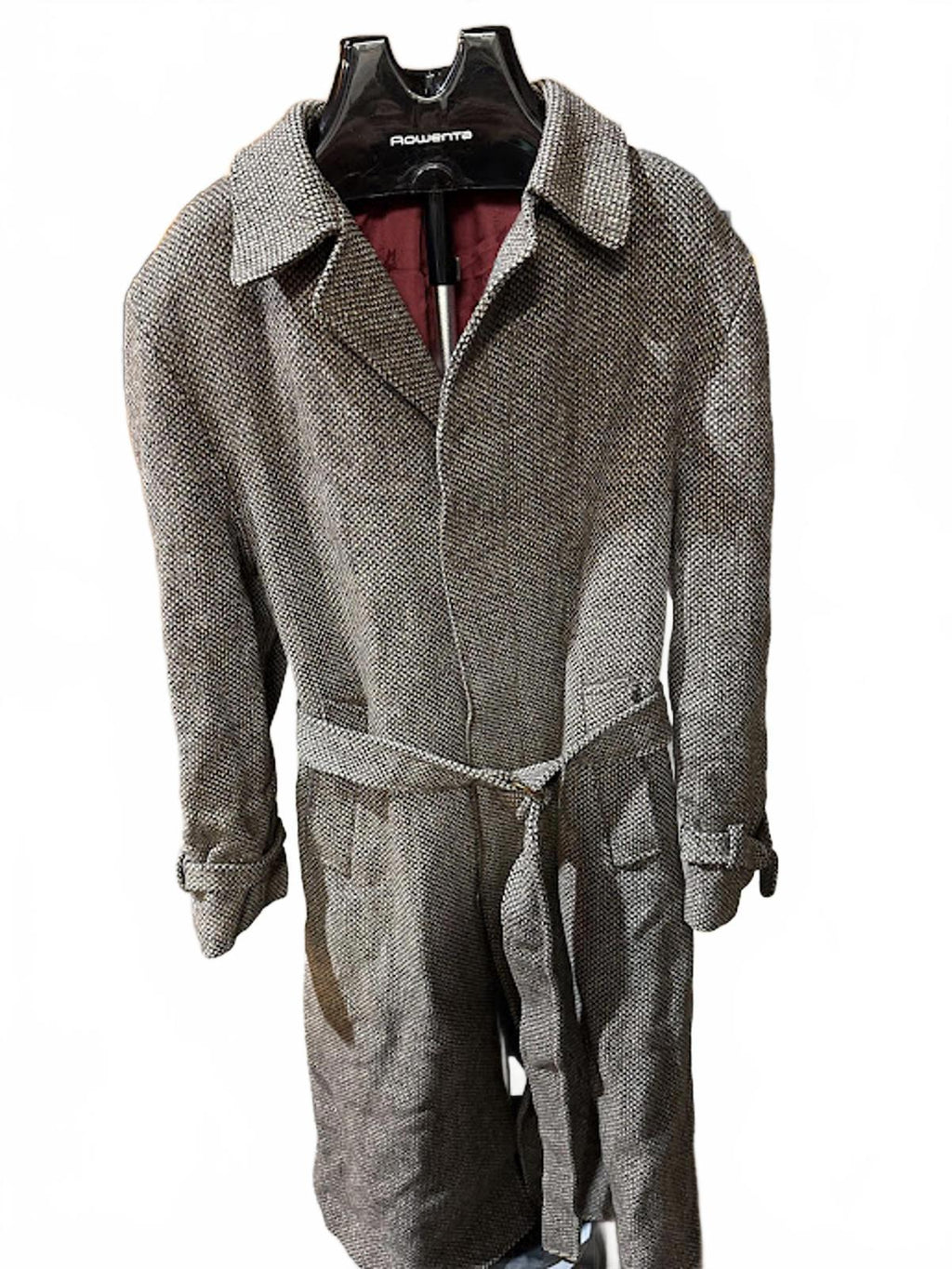 Vintage Dior Le Connaisseur Wool Belted Overcoat L