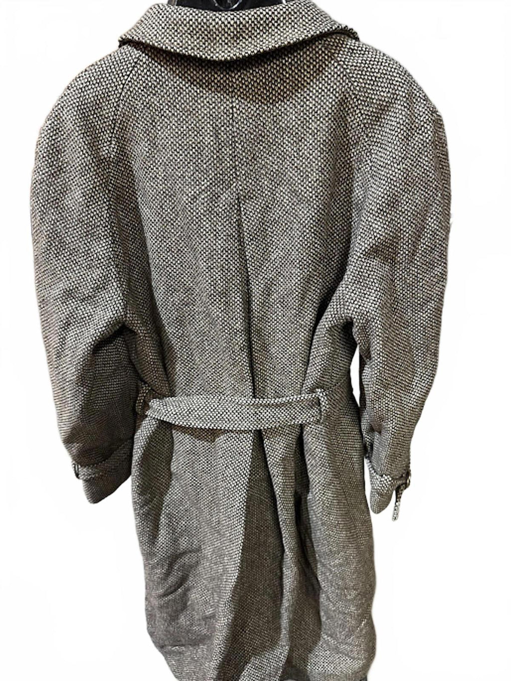 Vintage Dior Le Connaisseur Wool Belted Overcoat L