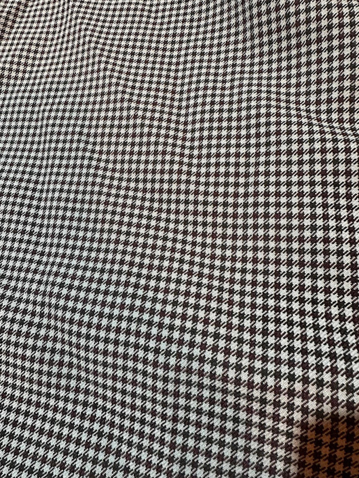 Vintage London Fog Houndstooth Long Coat USA Made