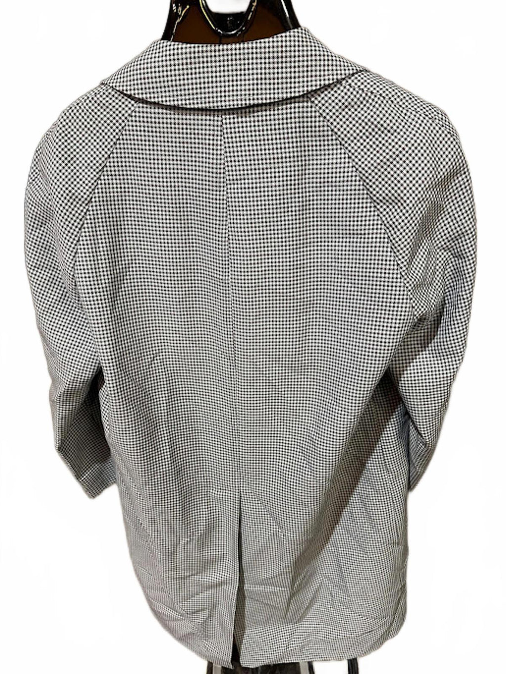 Vintage London Fog Houndstooth Long Coat USA Made