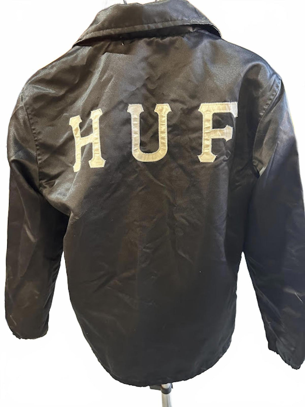 HUF Satin Varsity Coach Jacket Chenille Lettering Medium