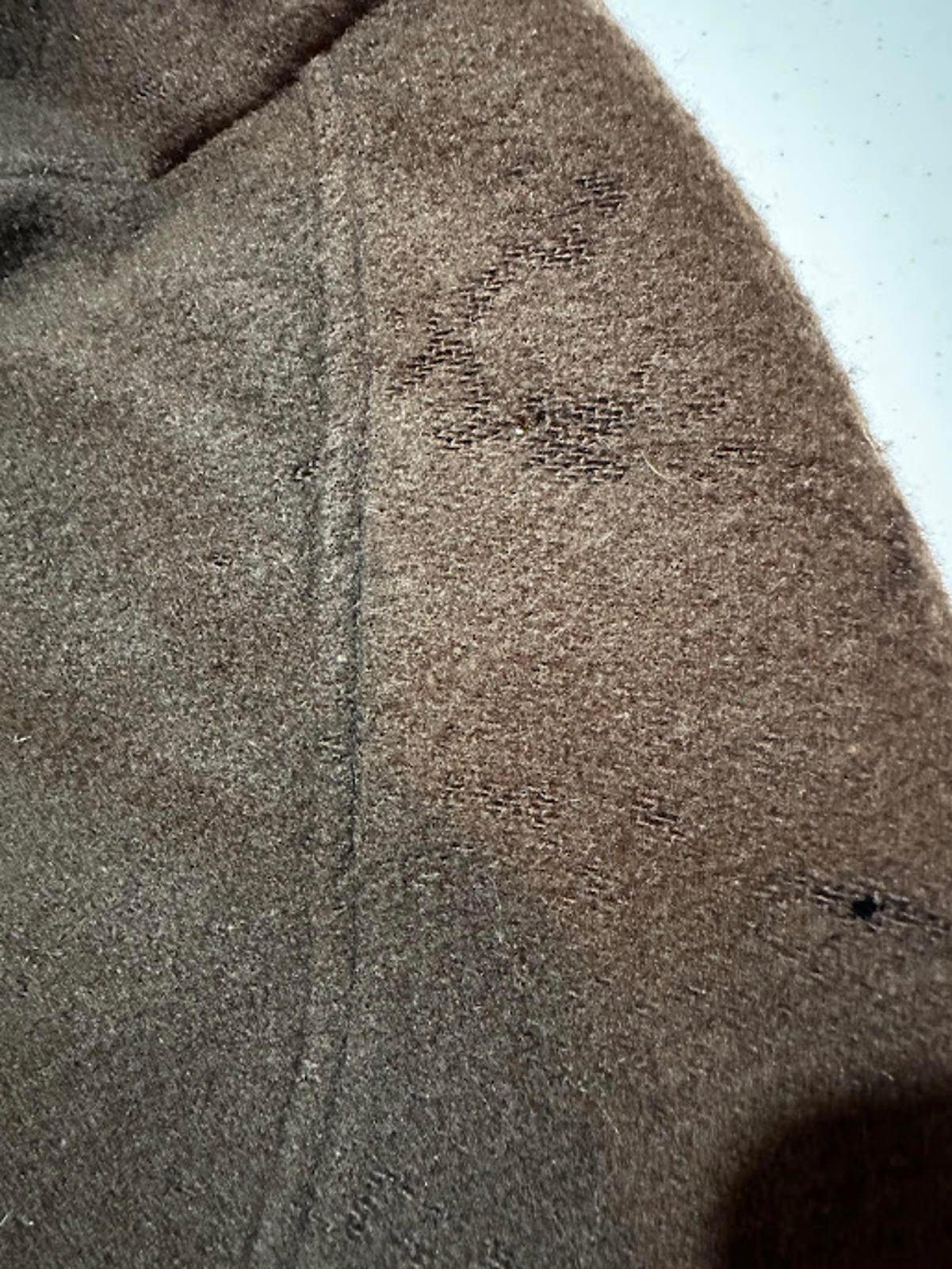 Vintage Jonathan Michael Wool Jacket Leather Collar USA  M