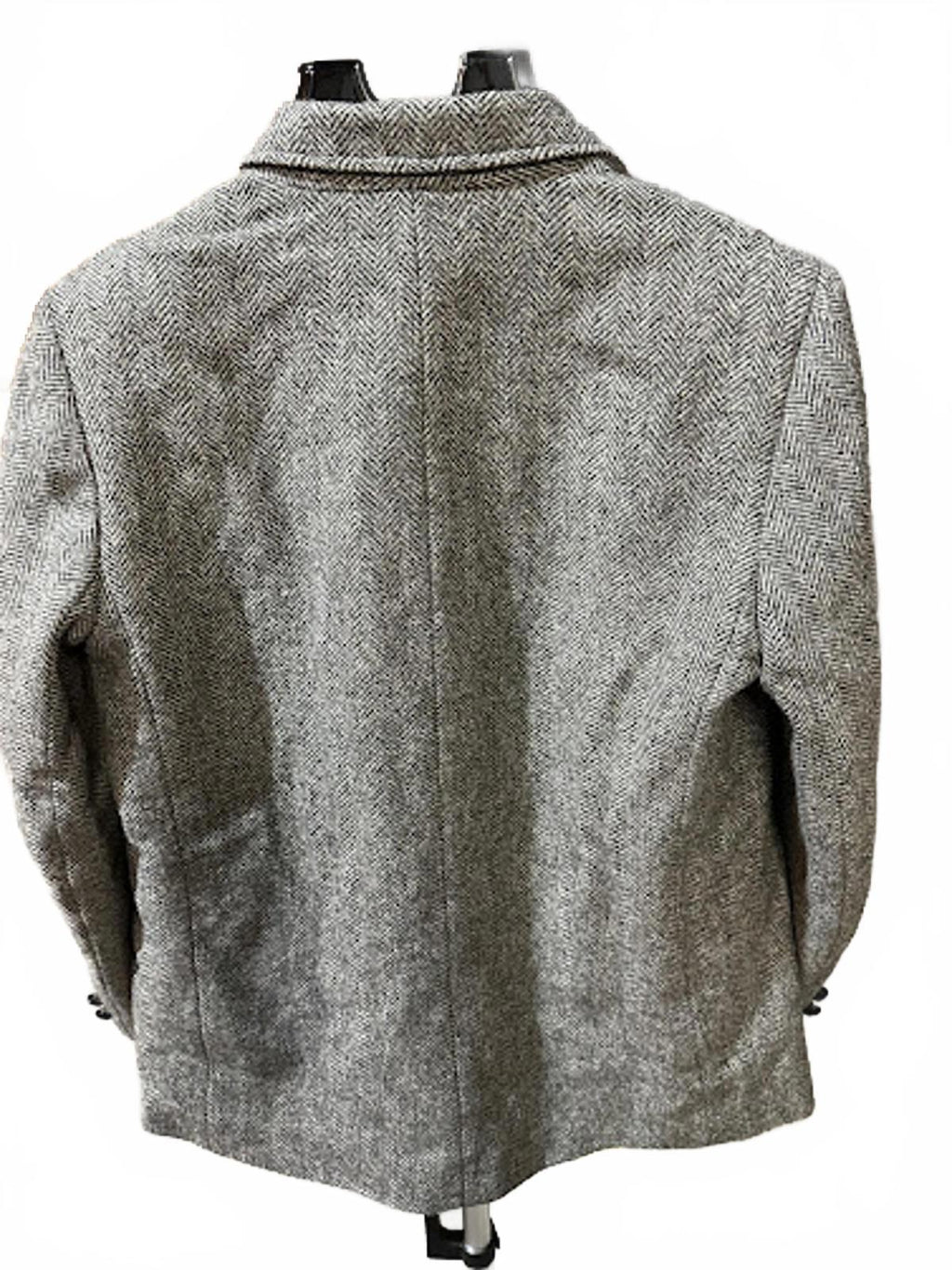 Vintage USA Made Herringbone Tweed Blazer Wool Jacket