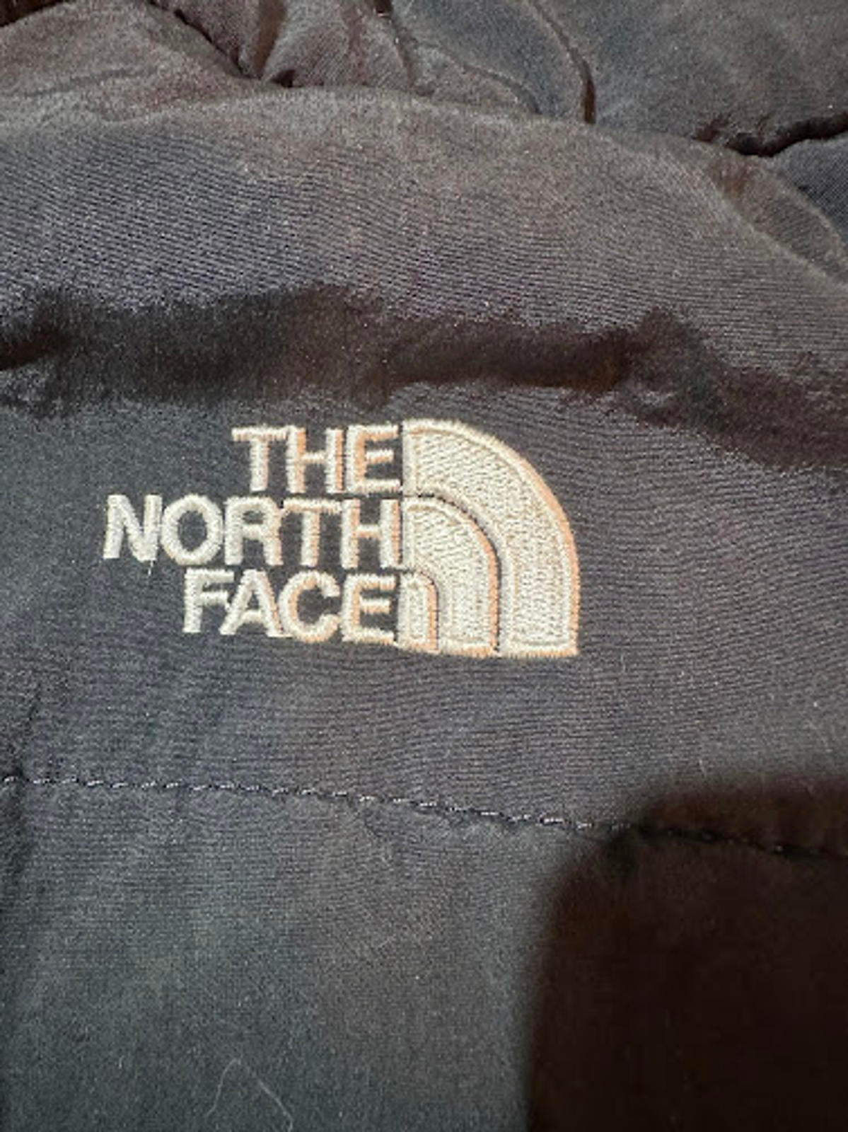 The North Face Fleece Lined Insulated Zip Vest Blue Black