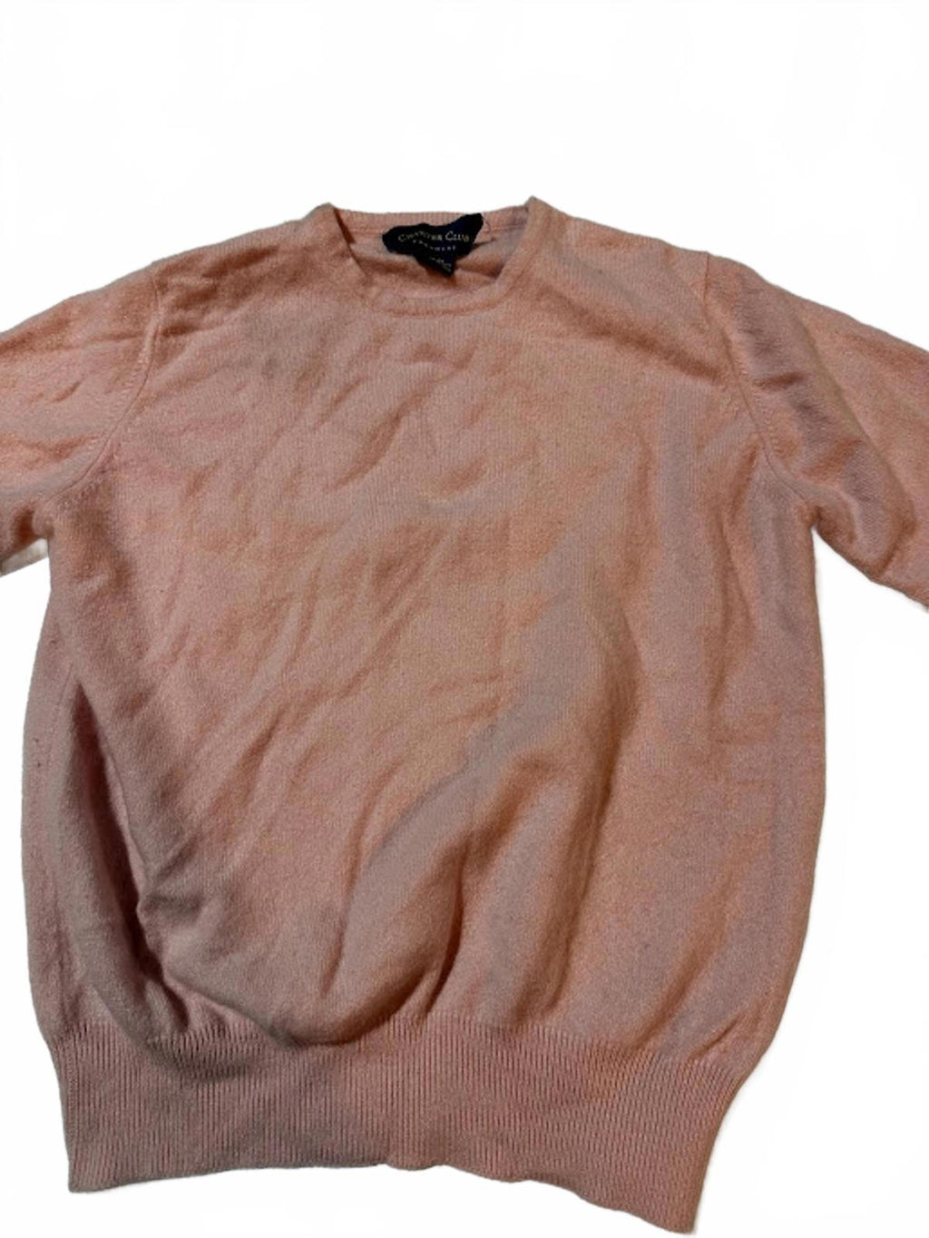 Charter Club 100% Cashmere Crewneck Sweater Pink M