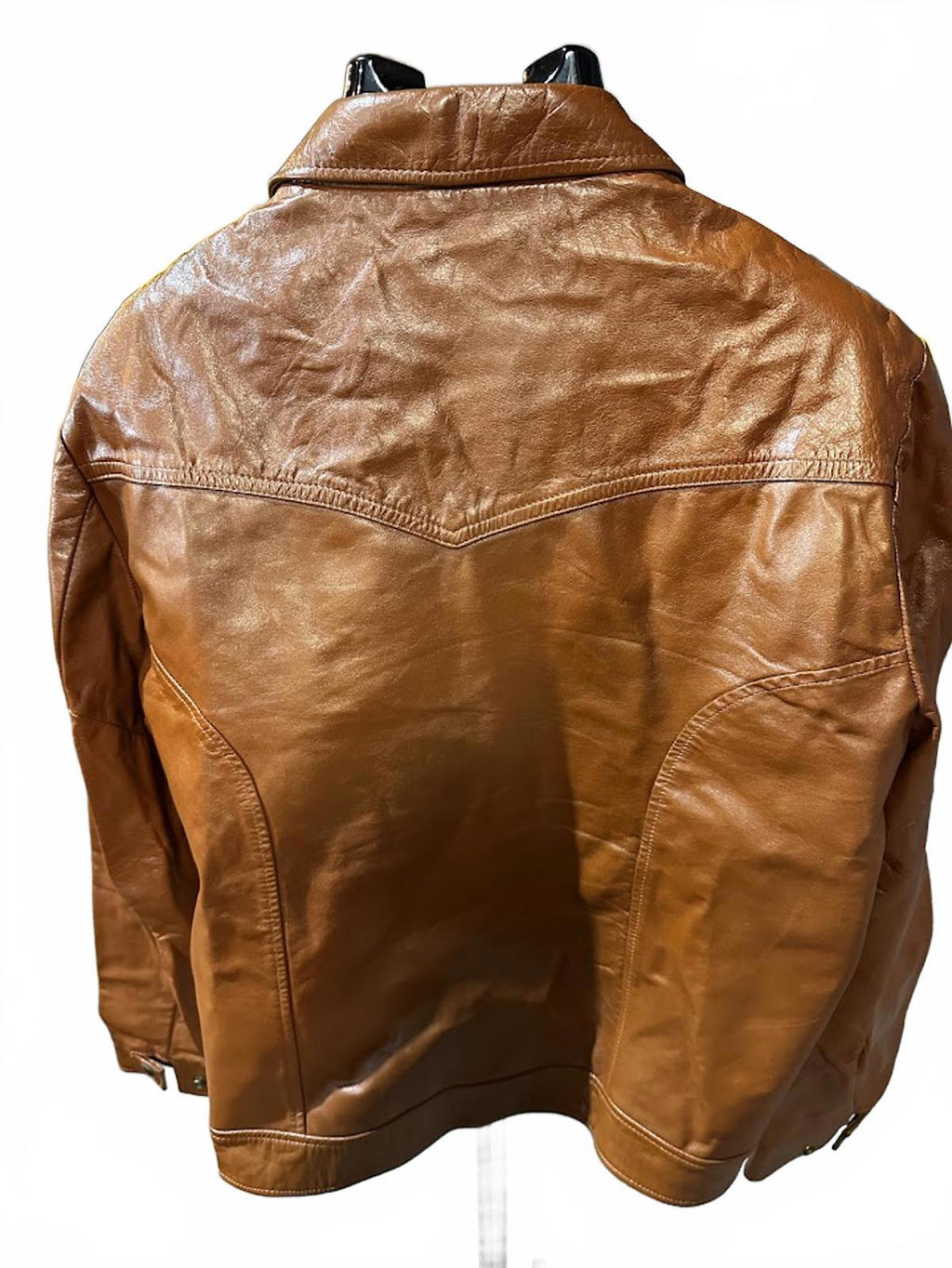 Vintage Startown Brown Leather Jacket Made USA 70s 80s