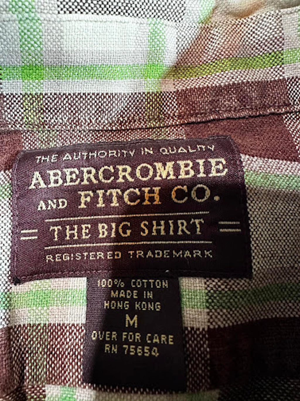 Abercrombie & Fitch “The Big Shirt” Plaid Button-Down